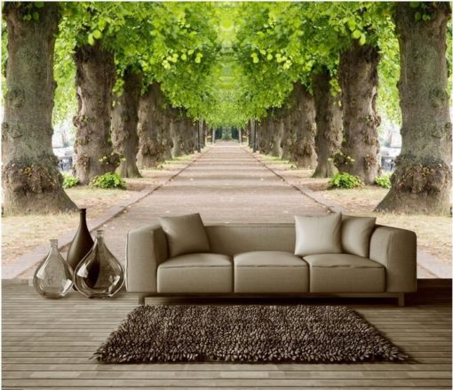 Pathway in the woods 3D Custom wall murals / wallpapers – DCWM001563 –  